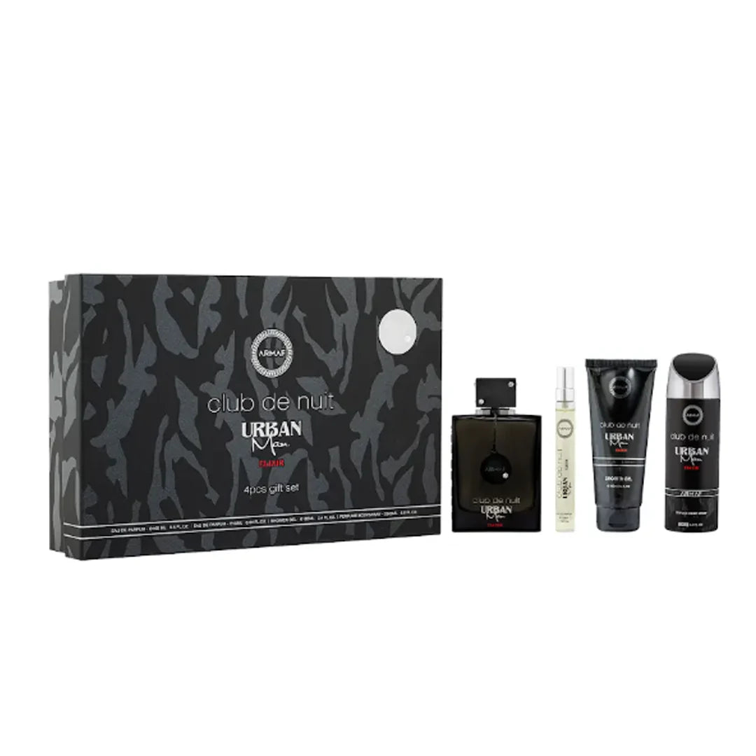 CLUB DE NUIT URBAN MAN ELIXIR 4 PCS GIFT SET